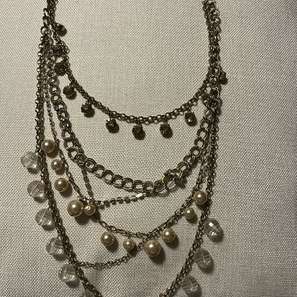 Jewelry - Elegant Gold Multi-Layer Necklace